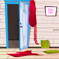 Free online html5 games - Hallway Messy Room Escape game 