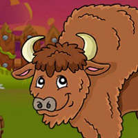 Free online html5 games - G2J The Bison Escape game 