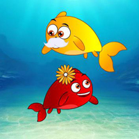 Free online html5 games -  Underwater Fish Pair Escape game 