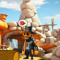 Free online html5 games - G2M Escape from Behind the Door game 