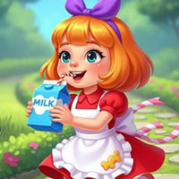 Free online html5 games - G4K Happy Milk Girl Escape game 