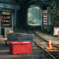 Free online html5 games - FEG Mystery Railway Tunnel Escape game - WowEscape 