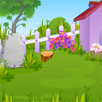 Free online html5 games - Garden House Boy Escape game 