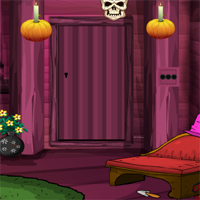 Free online html5 games - Games4Escape Halloween Spooky Door Escape game 