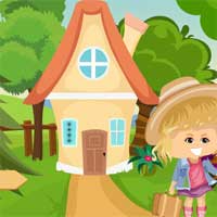 Free online html5 games - Games4King Cute Little Girl Rescue 2 game 