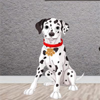 Free online html5 games - 8b Dalmatian House Escape game - WowEscape 