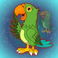 Free online html5 games - G2J Clever Green Parrot game 