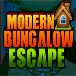 Free online html5 games - Modern Bungalow Escape game 