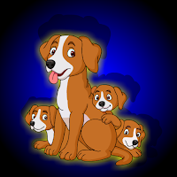 Free online html5 escape games - G2J Rescue The Dog Family