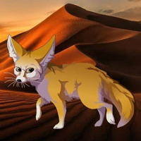 Free online html5 games - Fennec Fox Desert Escape HTML5 game - WowEscape 