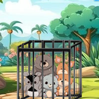 Free online html5 games - G2M Animal Family Rescue game 