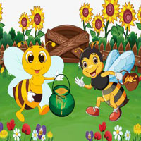 Free online html5 games - Honeybee Save The Food HTML5 game 