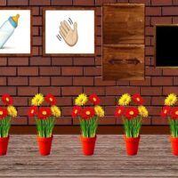 Free online html5 games - G2M Flower House Escape game 