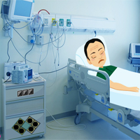 Free online html5 games - Sick Patient Escape game 