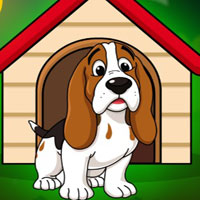 Free online html5 games - G2J Feed to the Basset Hound Dog game 