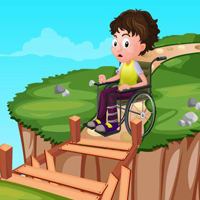 Free online html5 escape games - Assist Physically Challenged Boy