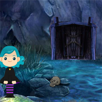 Free online html5 games - 8BGames Halloween White Cat Escape game 