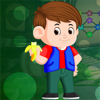 Free online html5 games - Games4king Lovely Banana Boy Escape game 