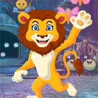 Free online html5 games - G4K Prince Lion Rescue game 