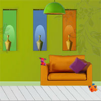 Free online html5 games - Green Room Escape Night Sky game 