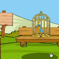 Free online html5 games - G2J Macaw Parrot Escape From Cage game 