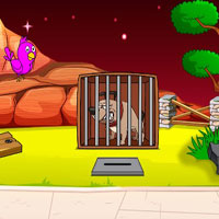 Free online html5 escape games - Free The Caged Bulldog
