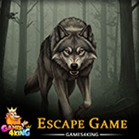 Free online html5 games - Hunt The Wolf Escape Game game 
