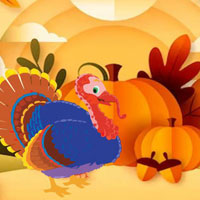 Free online html5 games - Thanksgiving Turkey Forest Escape game 