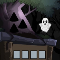 Free online html5 games - G2M Spooky Night Escape Ghostly Gate game 