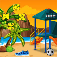 Free online html5 games - G2J Beach Park Escape game 
