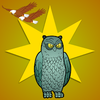 Free online html5 games - G2J Help The King Owl game 