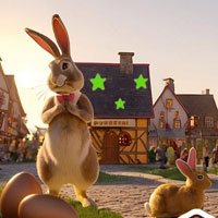 Free online html5 escape games - 365 Easter Village Escape