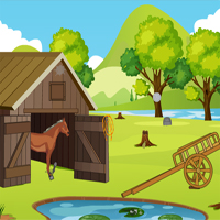 Free online html5 games - KnfGame Cowboy Horse Rescue game 