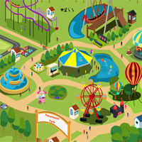 Free online html5 games - AjazGames Escape Amuzepark game 