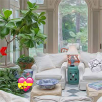 Free online html5 games - Sunroom Fun Escape game 