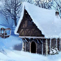 Free online html5 games - Ena The Frozen Sleigh-Dwarf House Escape game 
