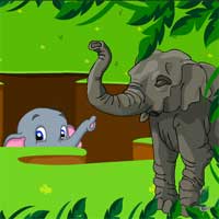 Free online html5 games - NsrEscapeGames Elephant Rescue game 