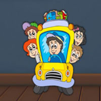 Free online html5 games - 8B School Bus Escape game 
