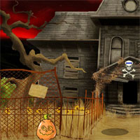Free online html5 games - G2J Pumpkin Ghost Escape game 