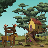Free online html5 games - Games4Escape Cowboy Horse Escape game 