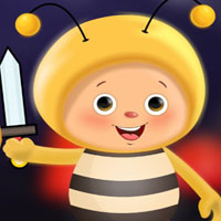 Free online html5 games - G2J Find the Bee Warrior Sword game 