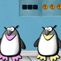 Free online html5 games - 8b Find the Little Arctic Penguin game 