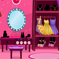 Free online html5 games - DressUp2Girls Girls Room Escape 5 game 