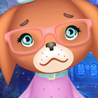 Free online html5 games - G4K Funny Little Puppy Escape game - WowEscape 