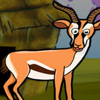 Free online html5 games - G2J Gazelle Escape game 