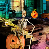Free online html5 games - Escape from Skeleton House game 