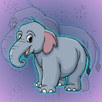 Free online html5 games - G2J Help The Hungry Elephant game 