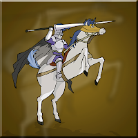 Free online html5 games - G2J Cavalier Warrior Escape game 