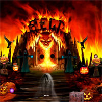 Free online html5 games - Top10NewGames Halloween Hell Escape game 