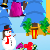Free online html5 games - Snow Village Escape AVMGames game 